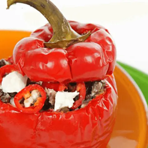 Spicy stuffed peppers